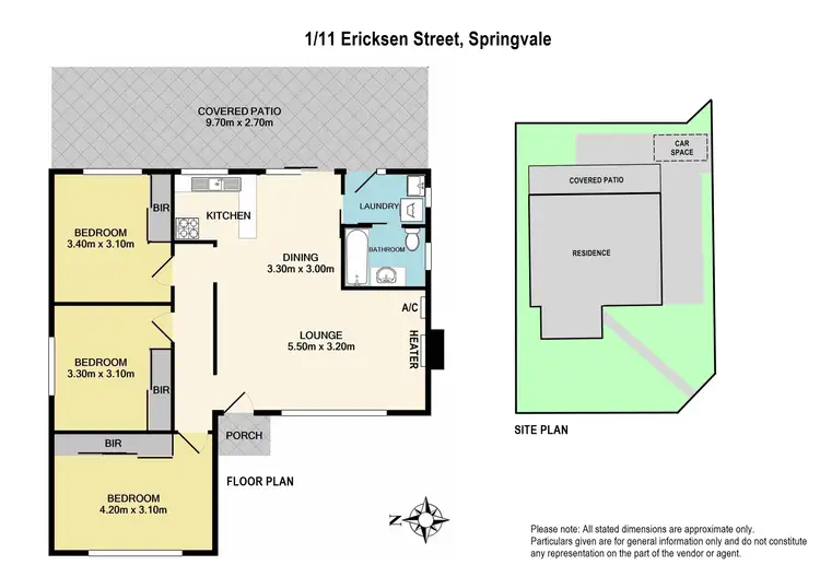 Floorplan of Homely house listing, 1/11 Ericksen Street, Springvale VIC 3171