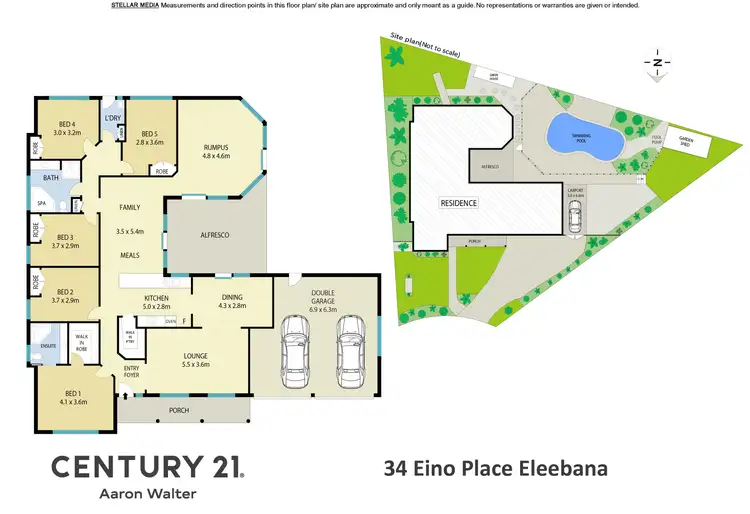 Floorplan of Homely house listing, 34 Eino Place, Eleebana NSW 2282