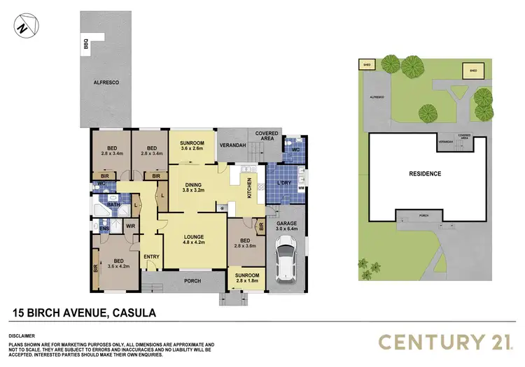 Floorplan of Homely house listing, 15 Birch Avenue, Casula NSW 2170