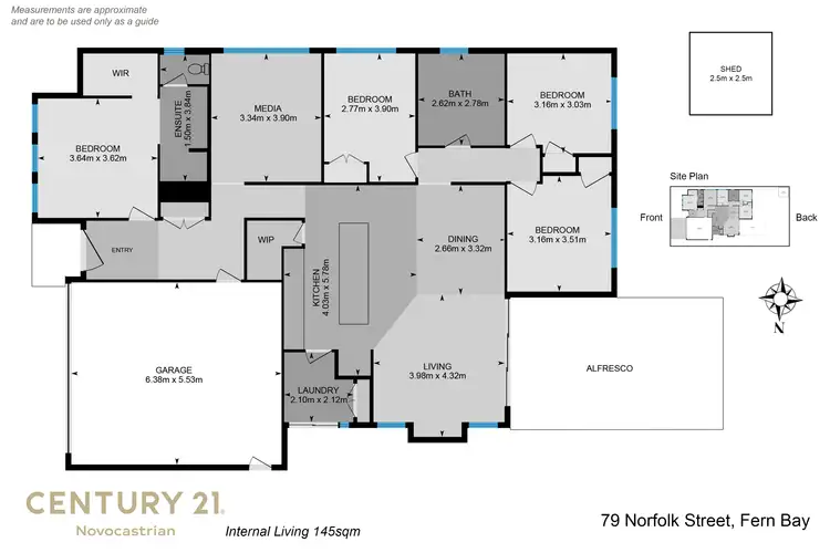 Floorplan of Homely house listing, 79 Norfolk Street, Fern Bay NSW 2295