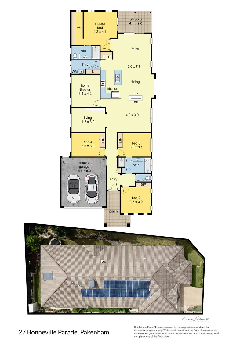 Floorplan of Homely house listing, 27 Bonneville Parade, Pakenham VIC 3810