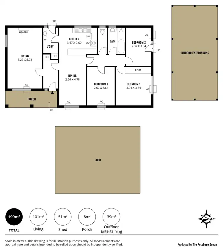 Floorplan of Homely house listing, 28 Waverley Way, Morphett Vale SA 5162