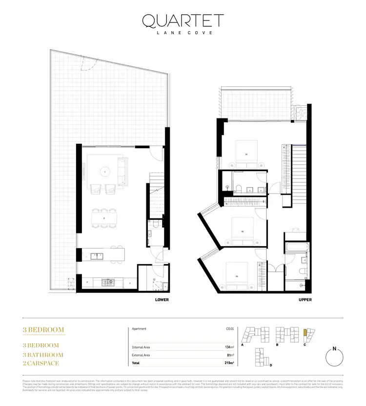 Floorplan of Homely terrace listing, G01/2 Birdwood Avenue, Lane Cove NSW 2066