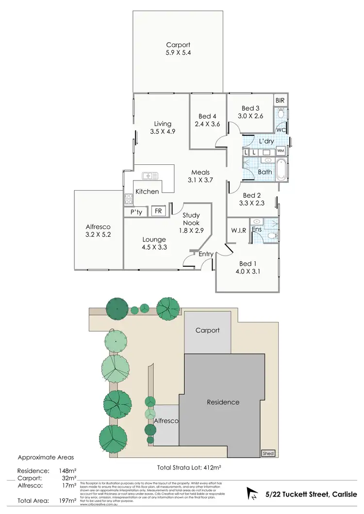 Floorplan of Homely house listing, 5/22 Tuckett Street, Carlisle WA 6101
