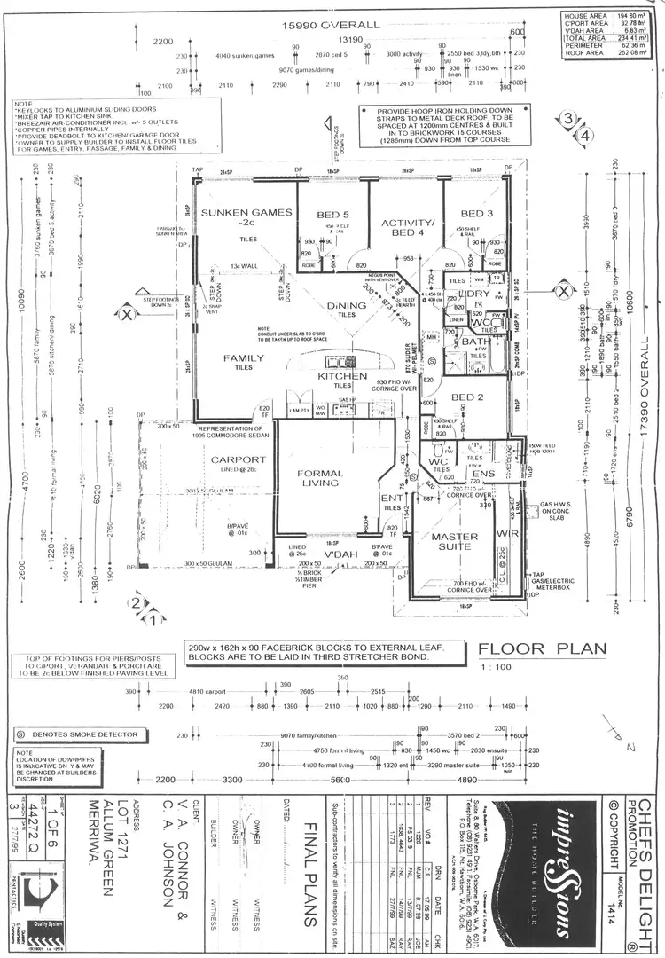 Floorplan of Homely house listing, 33 Allum Green, Merriwa WA 6030