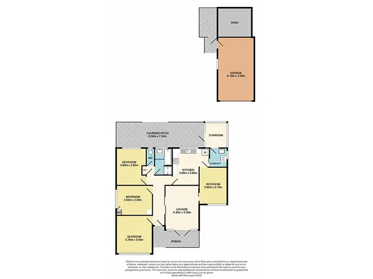 Floorplan of Homely house listing, 37 Grace Street, Springvale VIC 3171