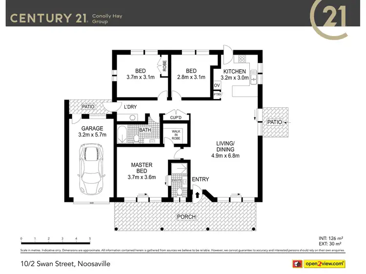 Floorplan of Homely unit listing, 10/2 Swan Street, Noosaville QLD 4566