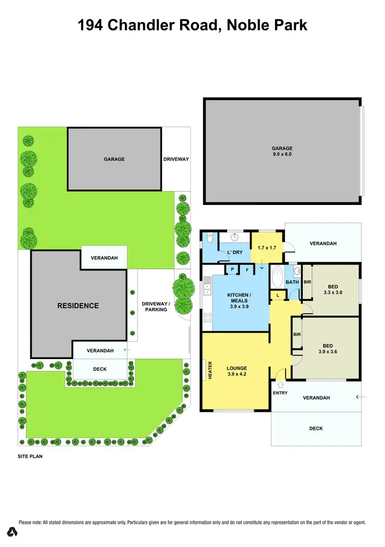 Floorplan of Homely house listing, 194 Chandler Road, Noble Park VIC 3174