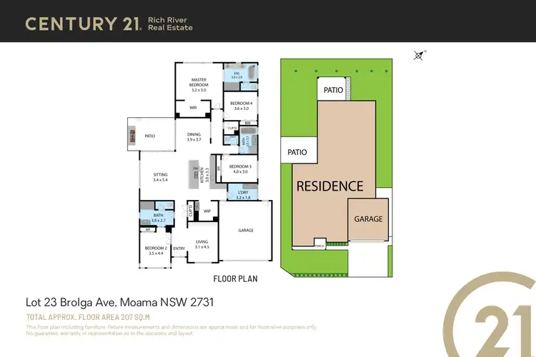 Floorplan of Homely house listing, 2 Cormorant Street, Moama NSW 2731