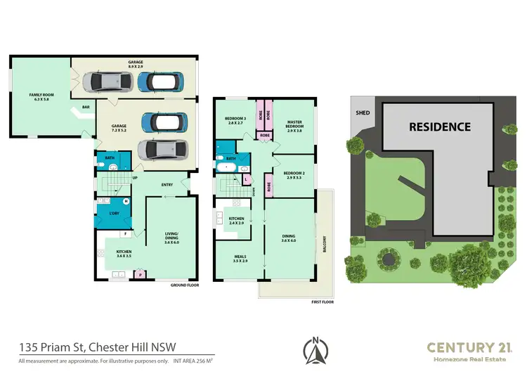 Floorplan of Homely house listing, 135 Priam Street, Chester Hill NSW 2162