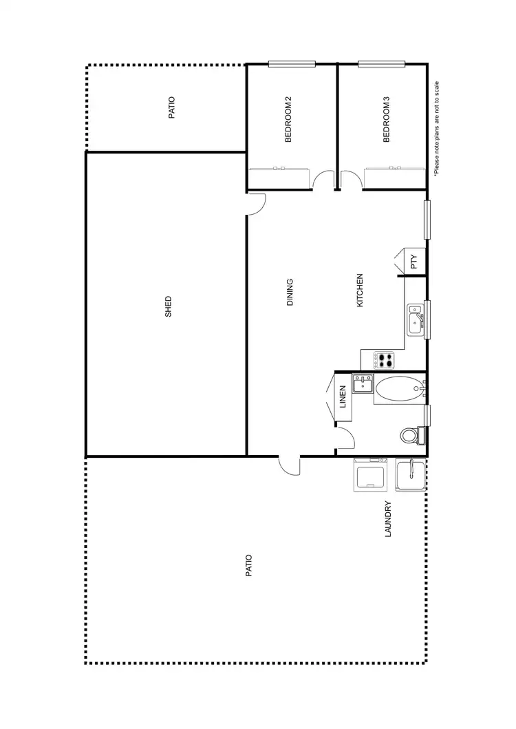 Floorplan of Homely land listing, 34 Perkins Road, Jones Hill QLD 4570