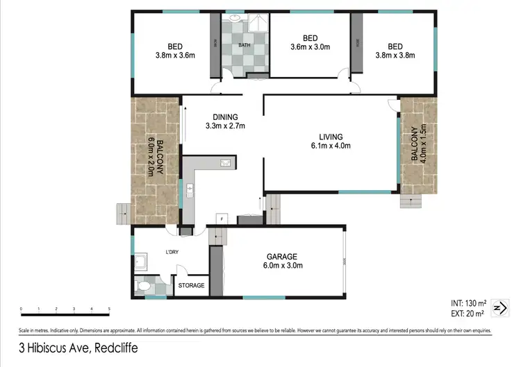 Floorplan of Homely house listing, 3 Hibiscus Avenue, Redcliffe QLD 4020