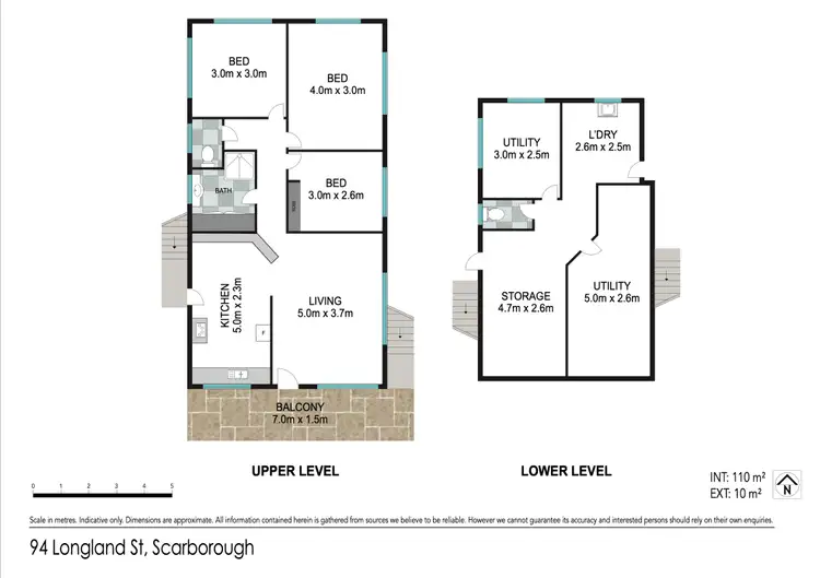 Floorplan of Homely house listing, 94 Longland Street, Redcliffe QLD 4020