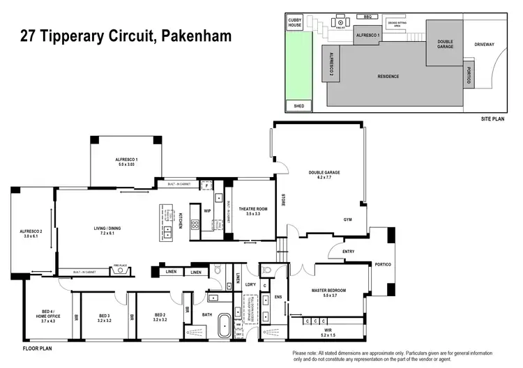 Floorplan of Homely house listing, 27 Tipperary Circuit, Pakenham VIC 3810