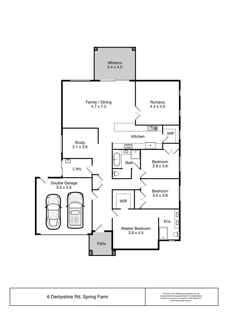 Floorplan of Homely house listing, 6 Derbyshire Road, Spring Farm NSW 2570
