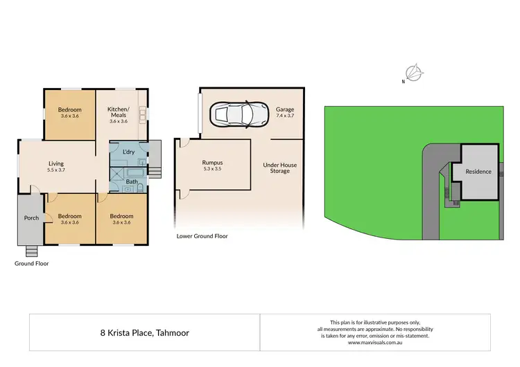 Floorplan of Homely house listing, 8 Krista Place, Tahmoor NSW 2573