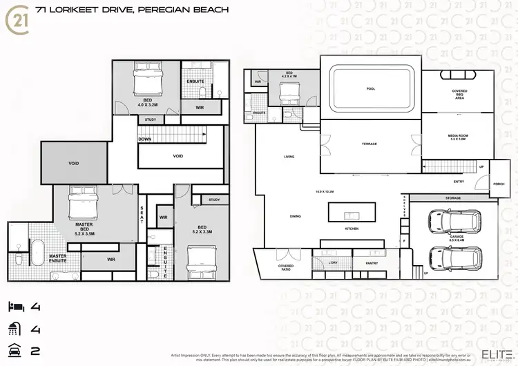 Floorplan of Homely land listing, 71 Lorikeet Drive, Peregian Beach QLD 4573