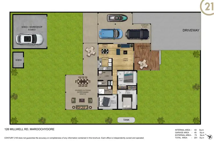 Floorplan of Homely house listing, 126 Millwell Road, Maroochydore QLD 4558