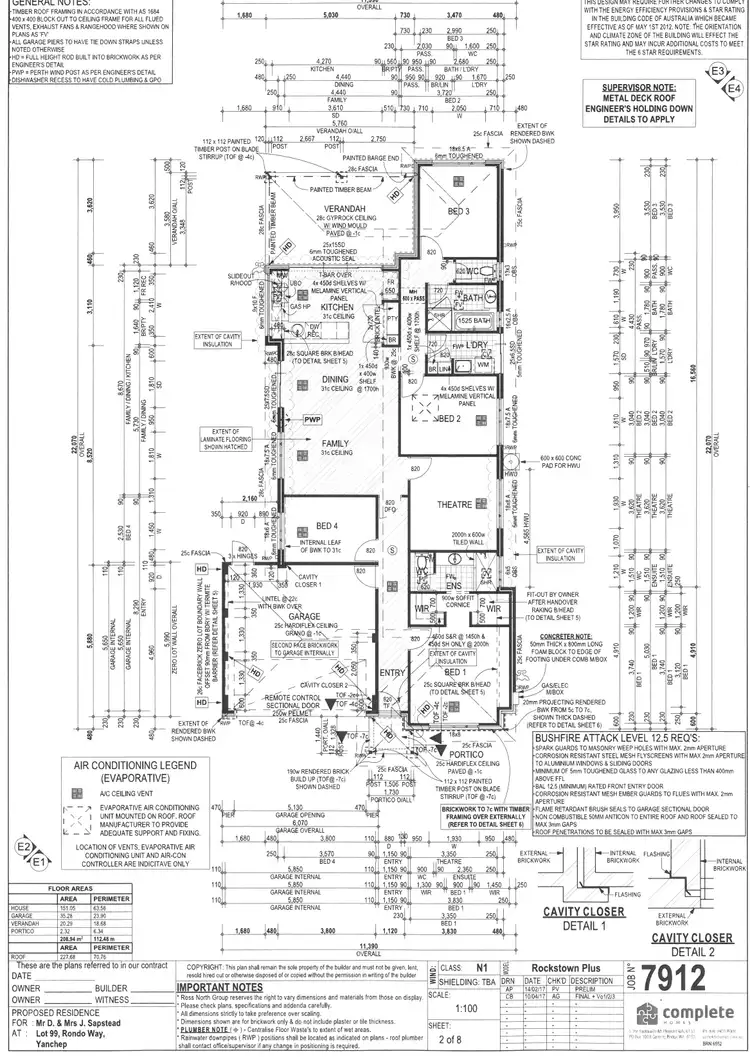 Floorplan of Homely house listing, 4 Rondo Way, Yanchep WA 6035