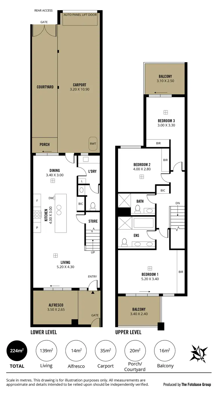 Floorplan of Homely townhouse listing, 24 Karka Cove, New Port SA 5015