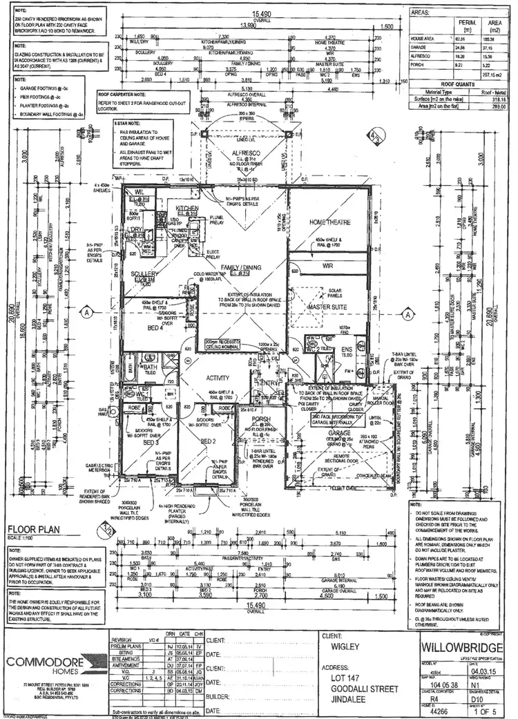 Floorplan of Homely house listing, 3 Goodalli Street, Jindalee WA 6036