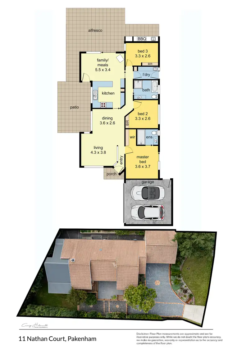 Floorplan of Homely house listing, 11 Nathan Court, Pakenham VIC 3810