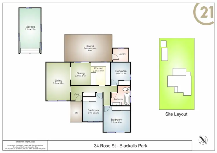 Floorplan of Homely house listing, 34 Rose Street, Blackalls Park NSW 2283