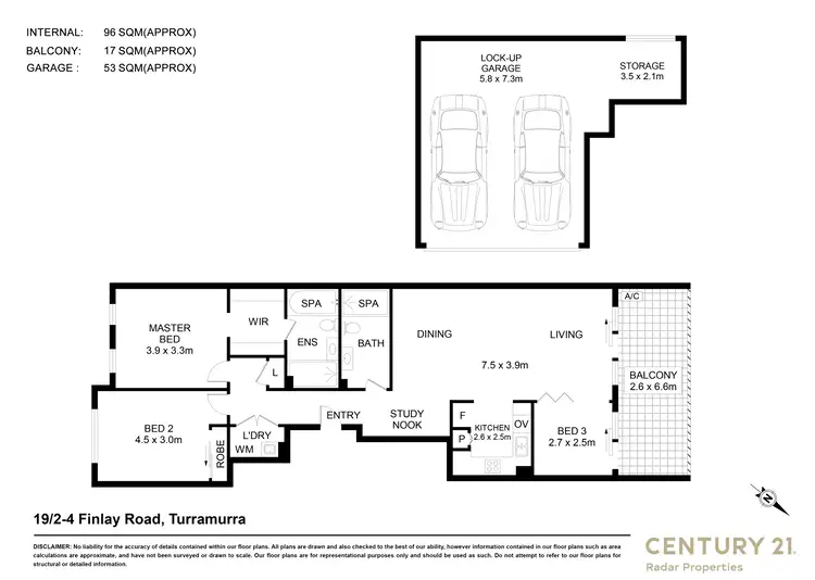 Floorplan of Homely apartment listing, 19/2-4 Finlay Road, Turramurra NSW 2074