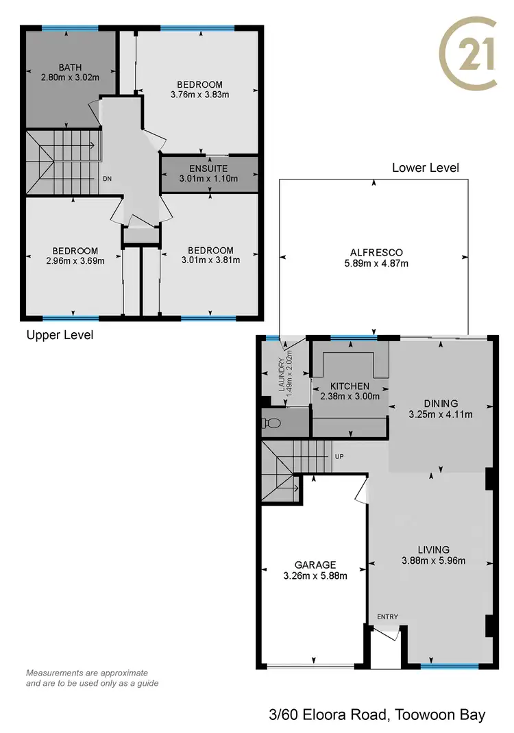 Floorplan of Homely townhouse listing, 3/60-64 Eloora Road, Long Jetty NSW 2261