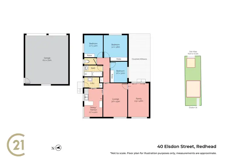 Floorplan of Homely house listing, 40 Elsdon Street, Redhead NSW 2290