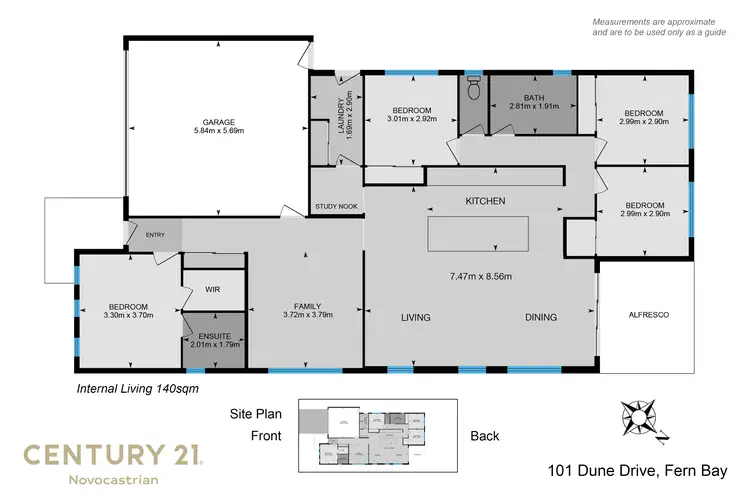Floorplan of Homely house listing, 101 Dune Drive, Fern Bay NSW 2295