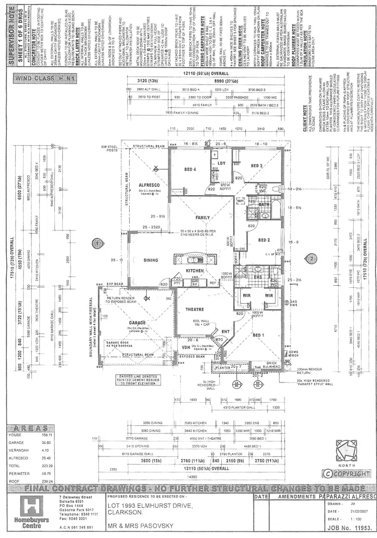 Floorplan of Homely house listing, 35 Elmhurst Drive, Clarkson WA 6030