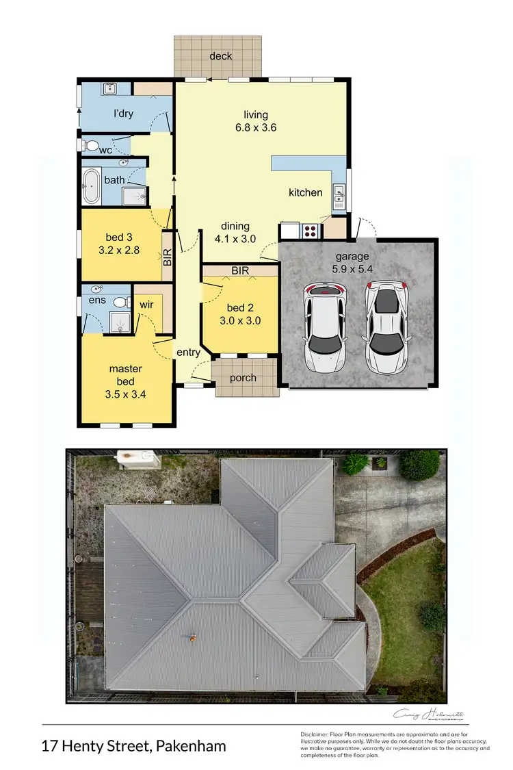 Floorplan of Homely house listing, 17 Henty Street, Pakenham VIC 3810