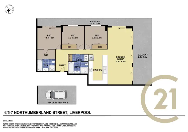 Floorplan of Homely apartment listing, Address available on request