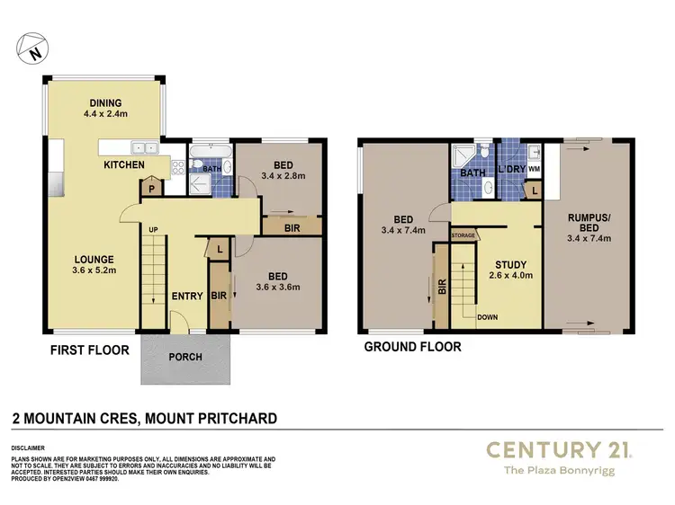 Floorplan of Homely house listing, 2 Mountain Crescent, Mount Pritchard NSW 2170