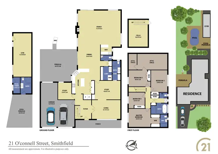 Floorplan of Homely house listing, 21 O'Connell Street, Smithfield NSW 2164