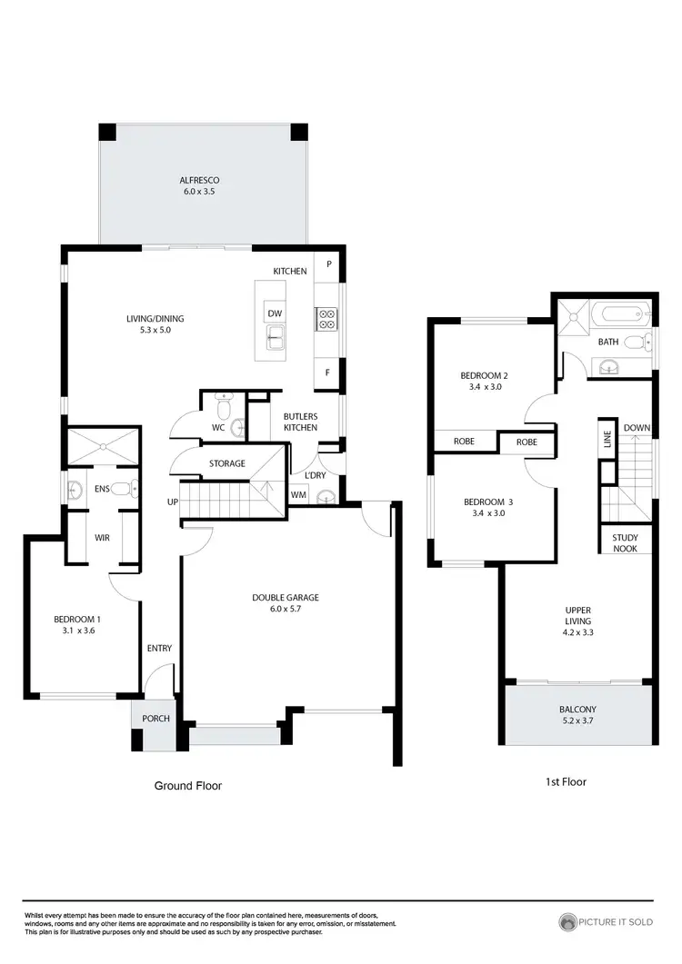 Floorplan of Homely house listing, 1C Brook Street, Kidman Park SA 5025