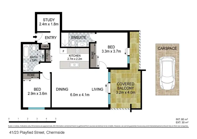 Floorplan of Homely apartment listing, 41/23 Playfield, Chermside QLD 4032
