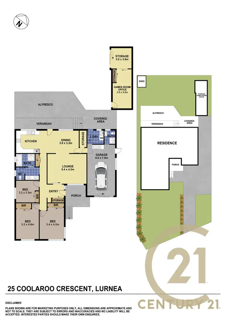 Floorplan of Homely house listing, 25 Coolaroo Crescent, Lurnea NSW 2170