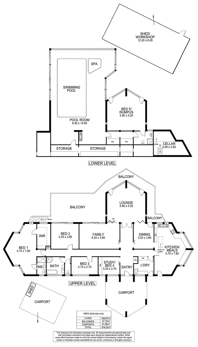 Floorplan of Homely house listing, 20 Argyll Walk, Bellevue Heights SA 5050