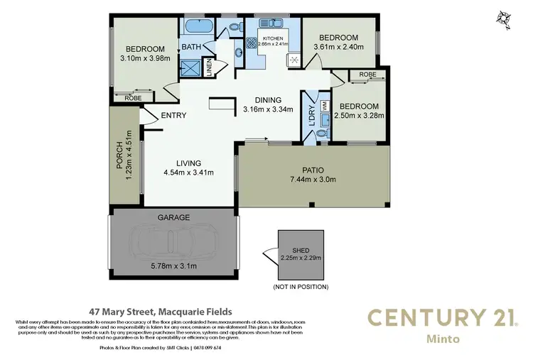 Floorplan of Homely house listing, 47 Mary Street, Macquarie Fields NSW 2564