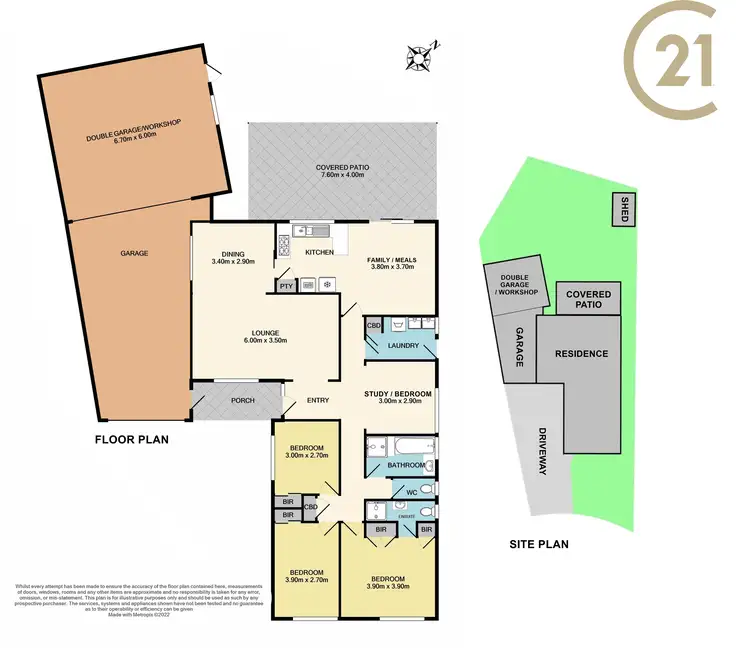 Floorplan of Homely house listing, 2 Sheehan Court, Dandenong North VIC 3175
