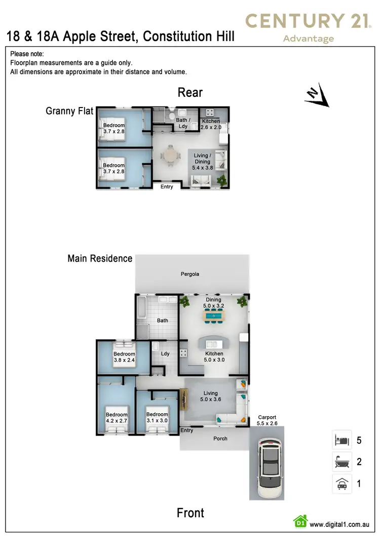 Floorplan of Homely house listing, 18 Apple Street, Constitution Hill NSW 2145