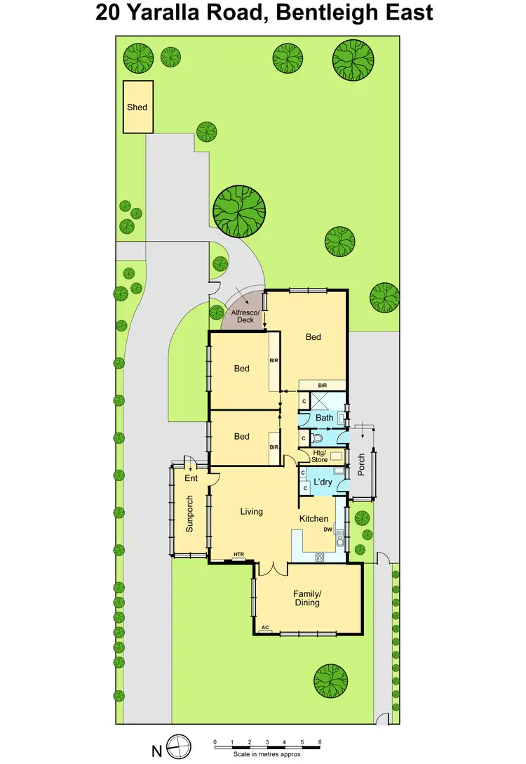 Floorplan of Homely house listing, 20 Yaralla Road, Bentleigh East VIC 3165