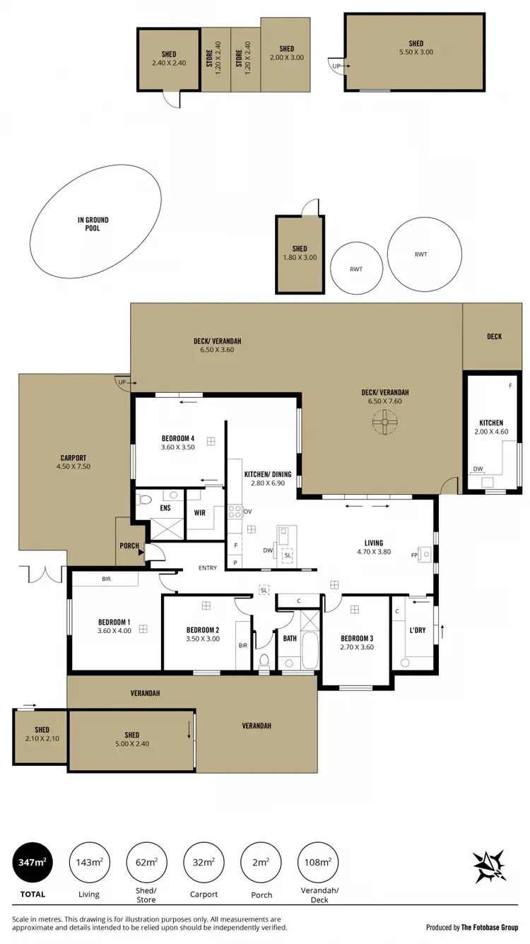 Floorplan of Homely house listing, 22 Nayook Grove, Happy Valley SA 5159