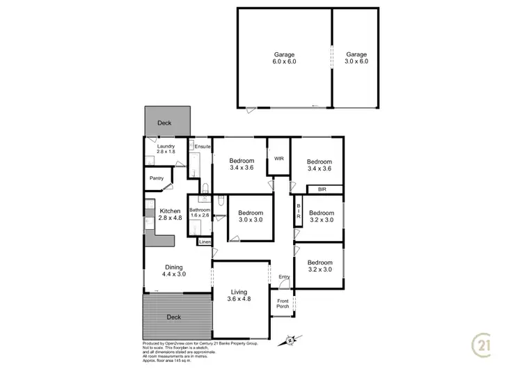 Floorplan of Homely house listing, 6 Kiah Place, East Devonport TAS 7310