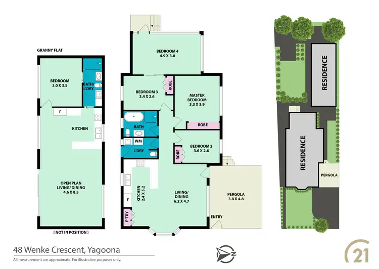 Floorplan of Homely house listing, 48 Wenke Crescent, Yagoona NSW 2199