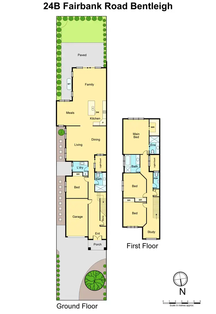 Floorplan of Homely townhouse listing, 24B Fairbank Road, Bentleigh VIC 3204