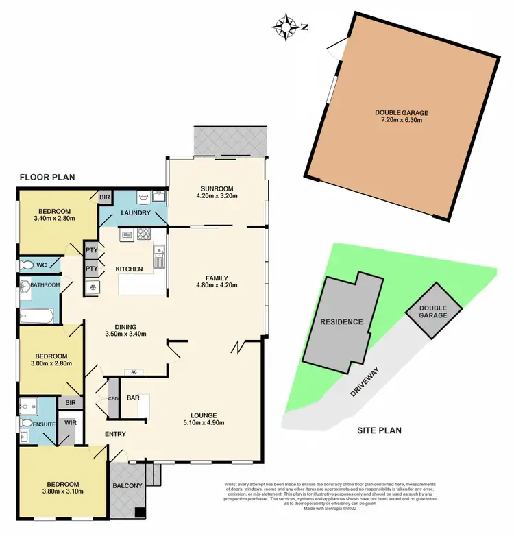 Floorplan of Homely house listing, 6 Dulcie Court, Noble Park North VIC 3174