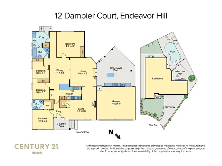 Floorplan of Homely house listing, 12 Dampier Court, Endeavour Hills VIC 3802
